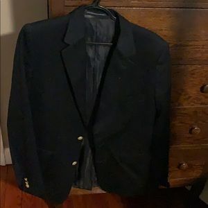 Navy blue sports coat